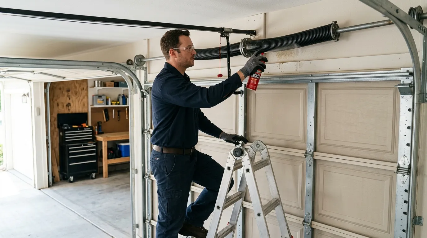 Garage Door Spring Repair for Corinth's Late-90s Housing Stock in Plano