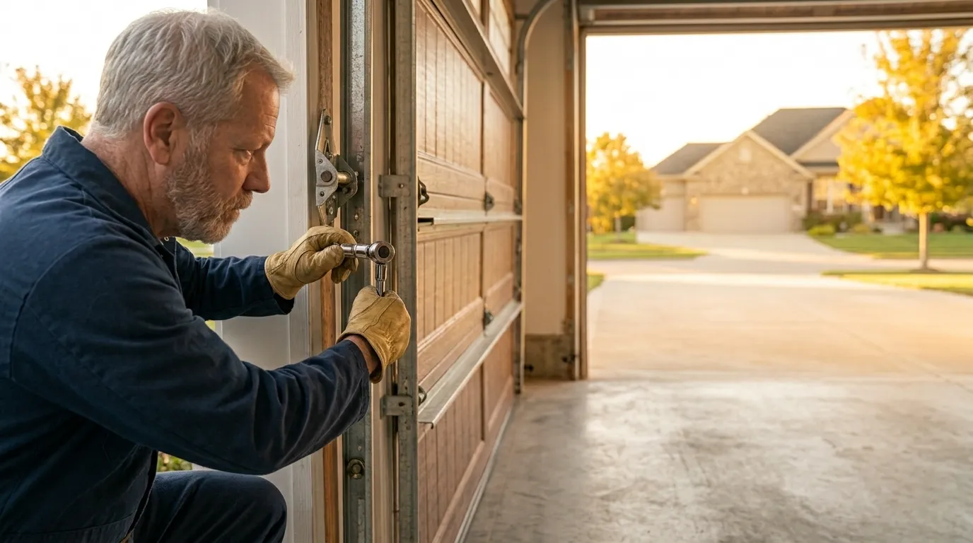 Keeping Highland Village's 1990s-Built Garage Doors Running in Plano