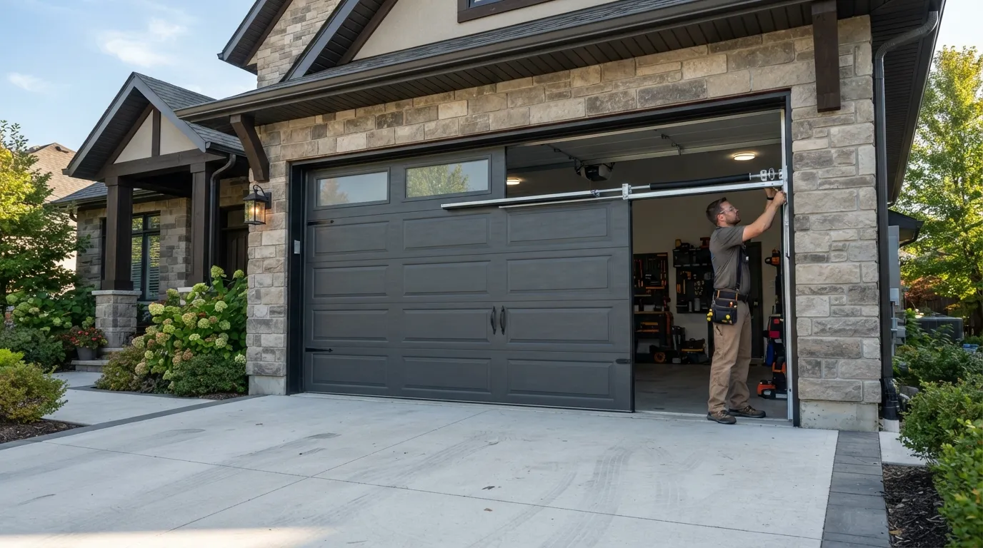 New Garage Door Installation for Melissa Homes in Plano
