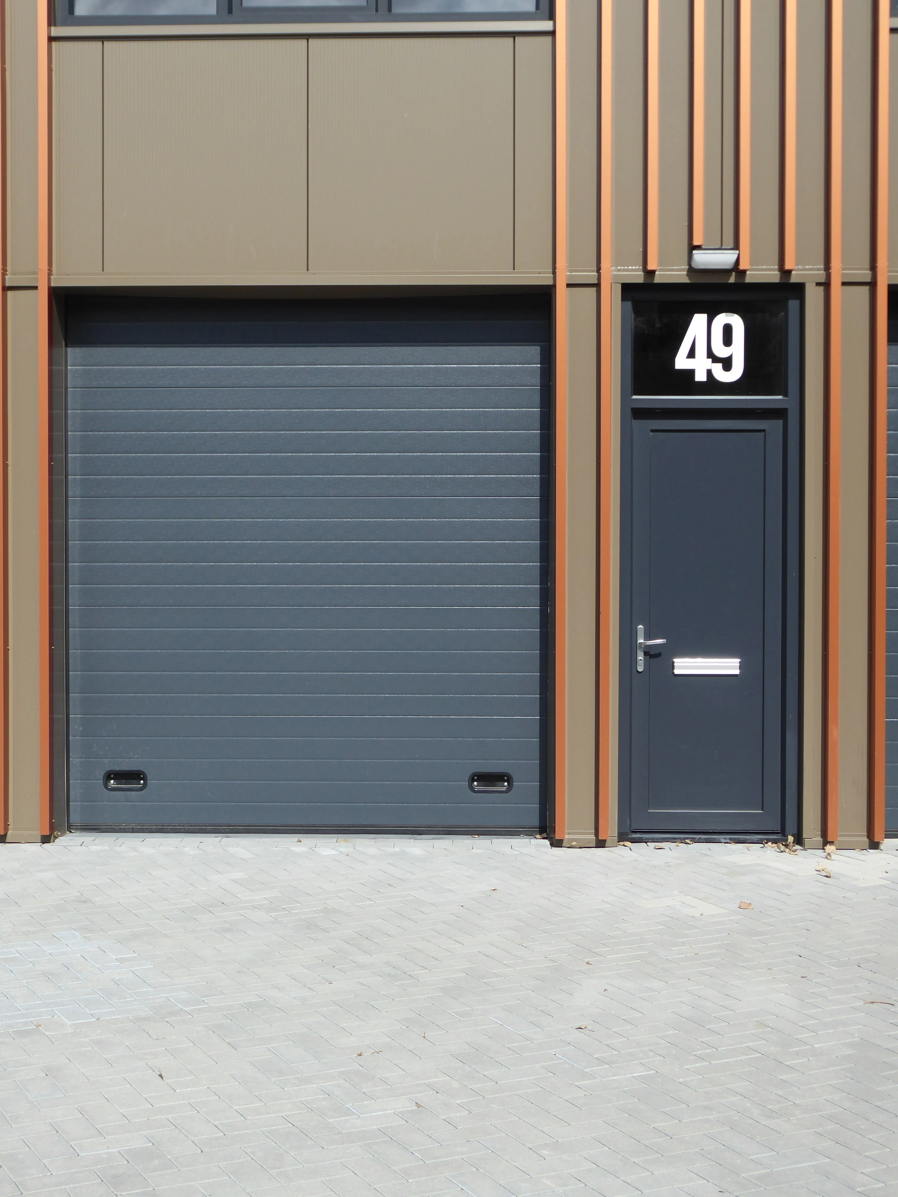 Residential garage door in Plano