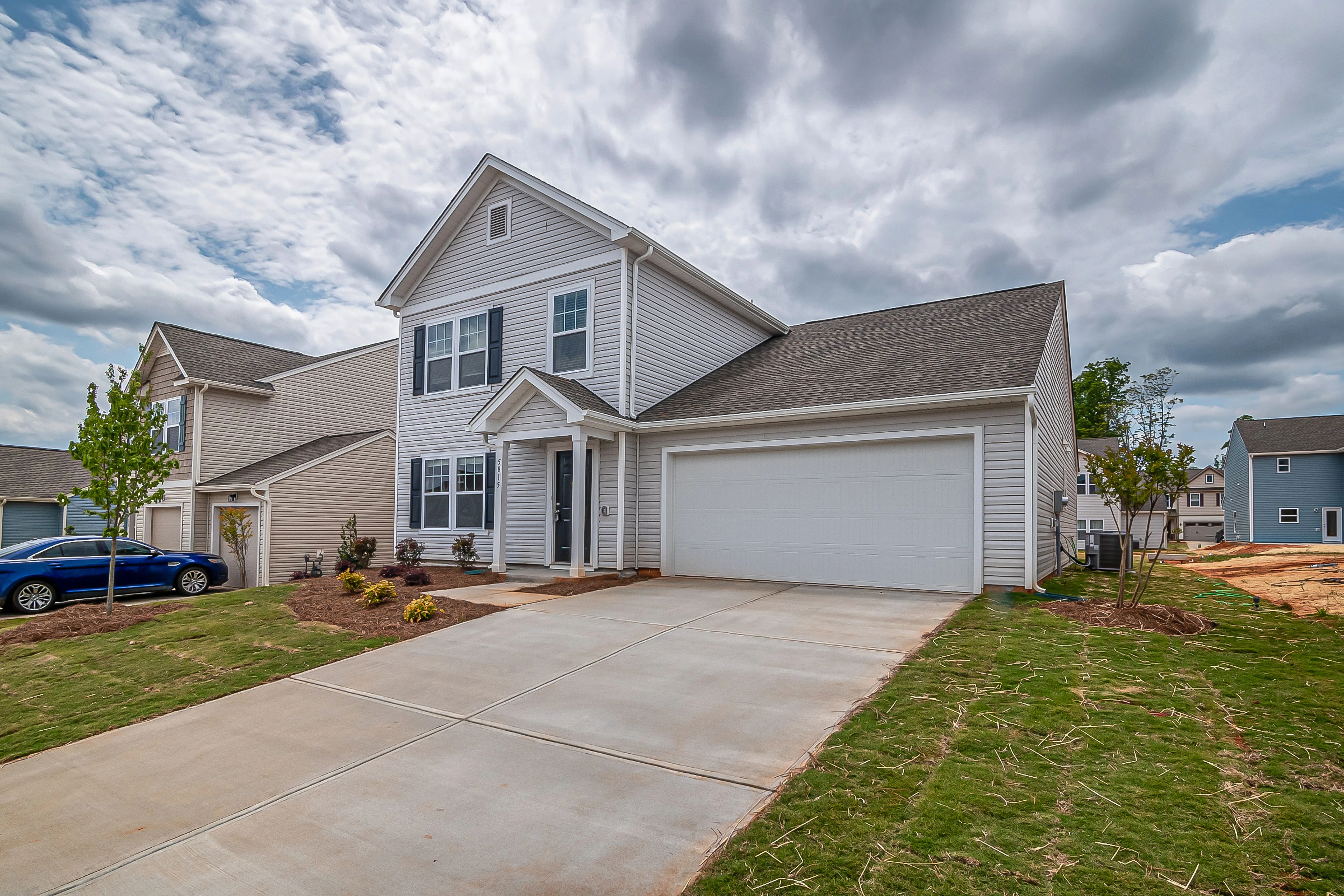 Residential garage door in Plano