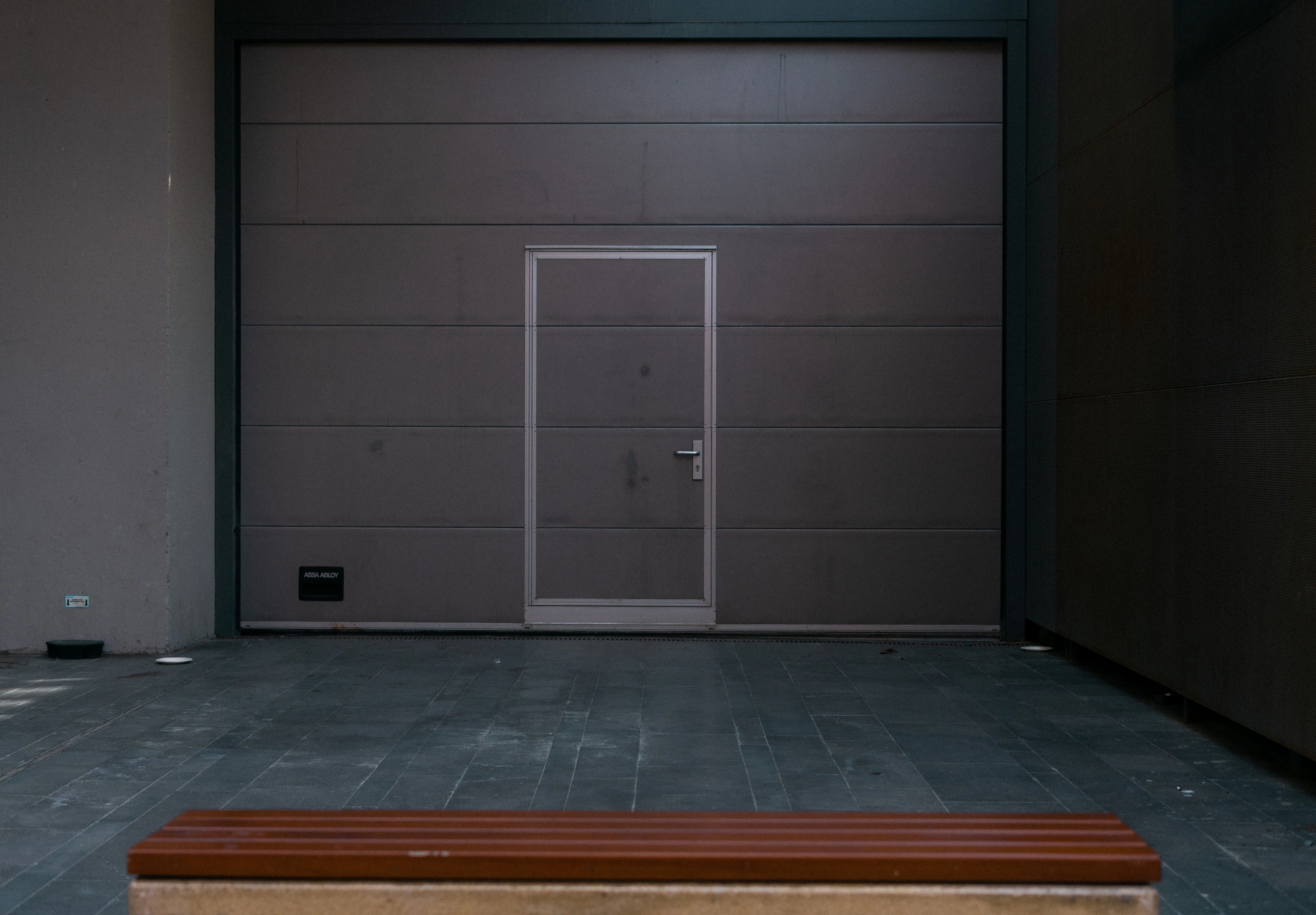 Residential garage door in Plano