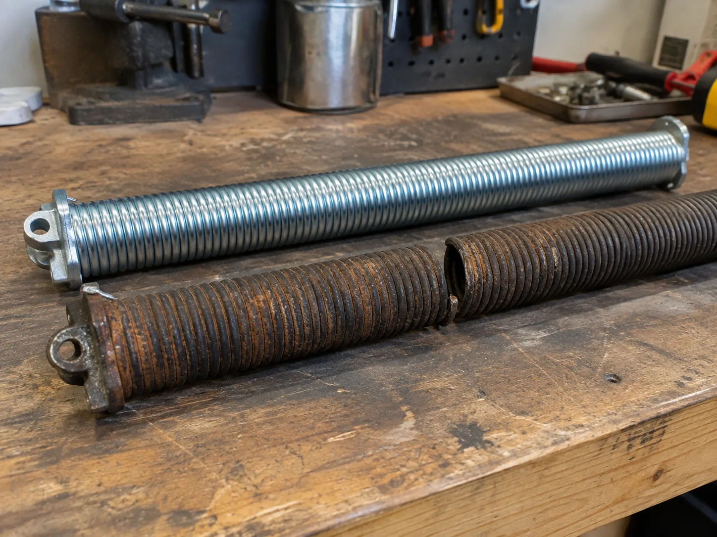 Spring Repair for Murphy's 2000s-Era Garage Doors in Plano